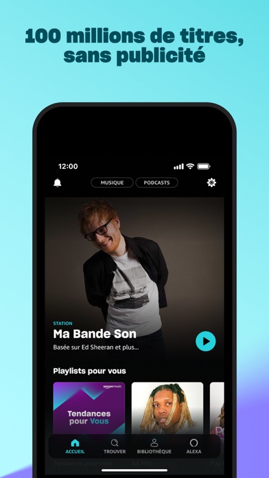 Screenshot #1 pour Amazon Music: Podcasts et plus