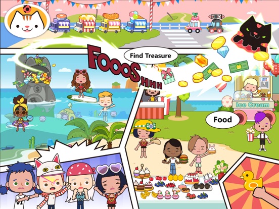 Miga Town iPad screenshot