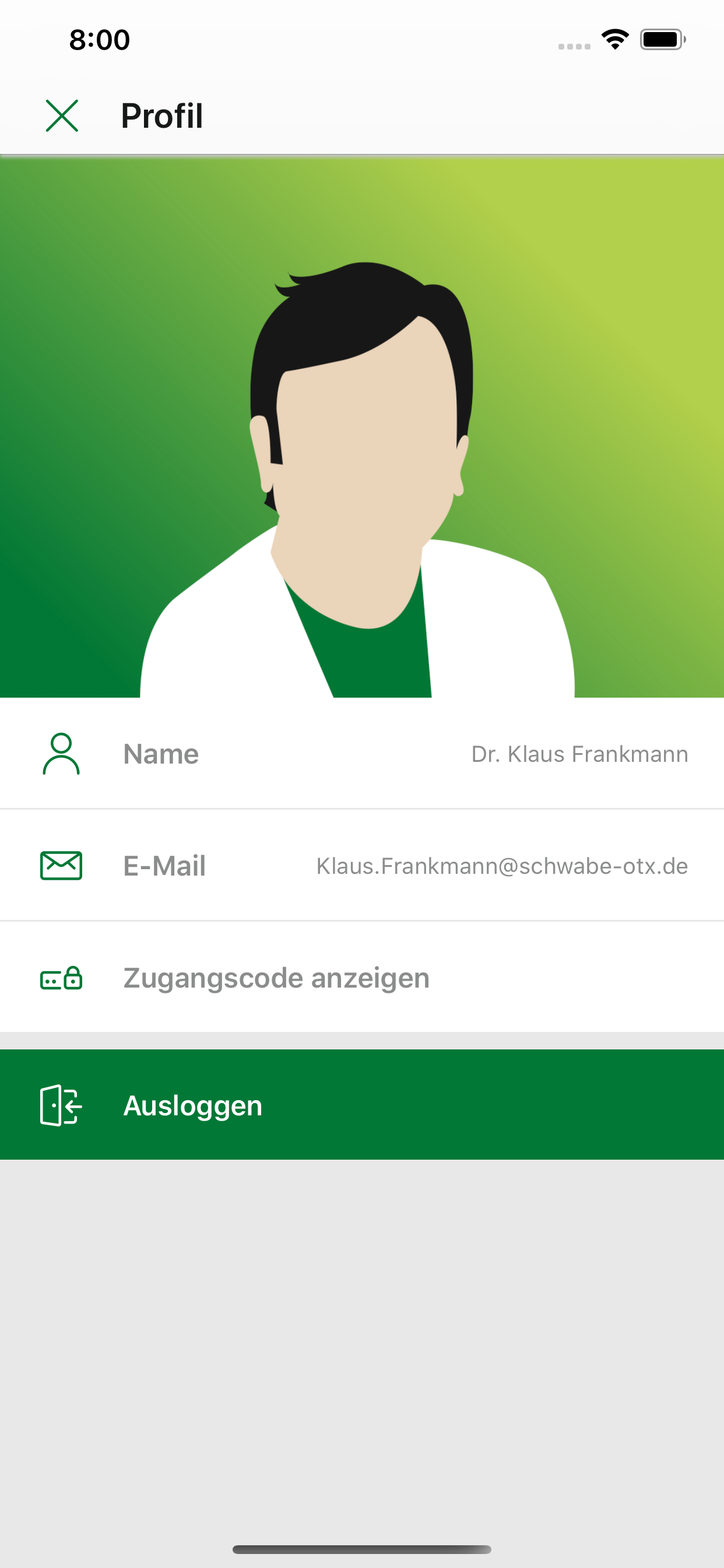 Schwabe Premium Service App
