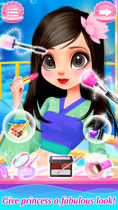 Princess Mermaid Makeup Games Screenshot