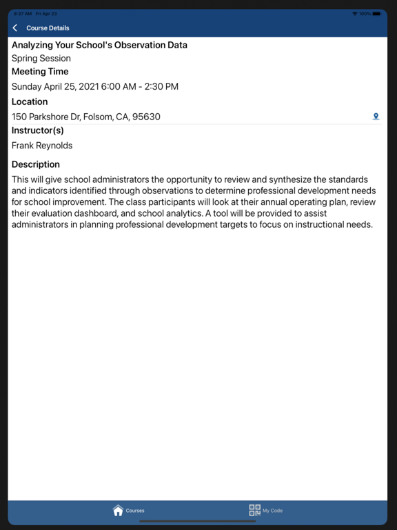 Unified Talent Mobile iPad screenshot 5 - Education app