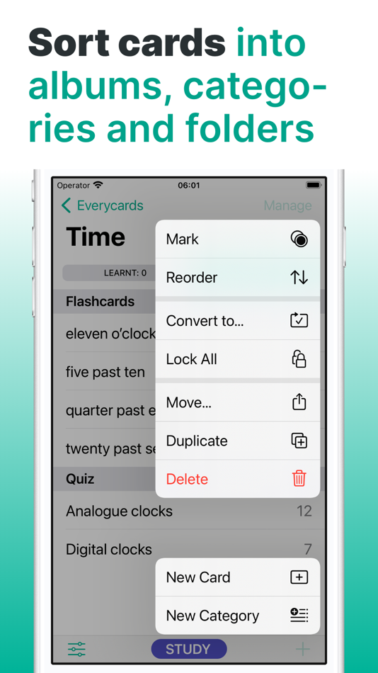 #7. Everycards Flashcards Quizzes (iOS) 来自: Andriy Aleksyeyev