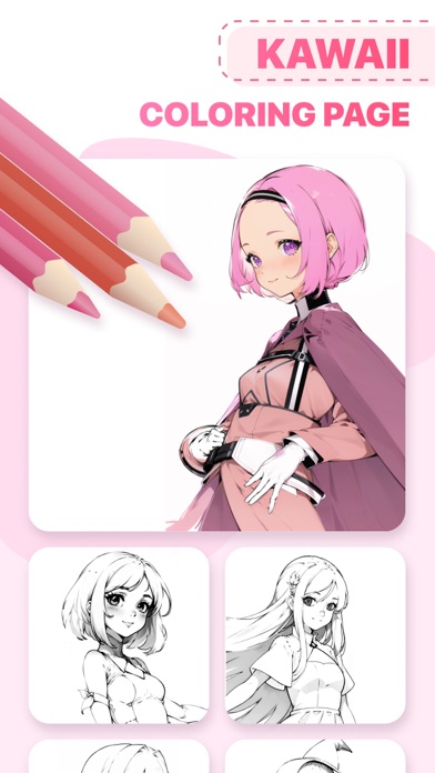 Drawing Anime: Kawaii Art Tool Screenshot