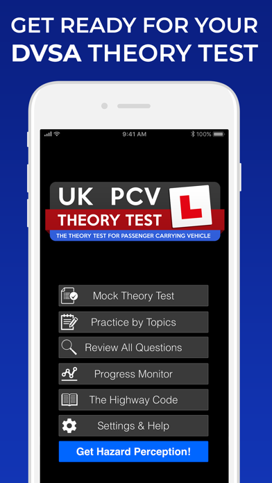 Screenshot #1 pour PCV Theory Test UK 2023