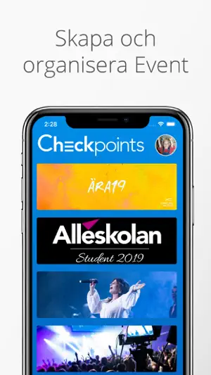 Checkpoints · Event Tracking screenshot 2