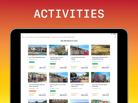 Lyon Travel Guide iPad screenshot 6 - Travel app