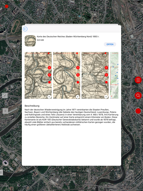 Vetus Maps iPad screenshot 7 - Navigation app
