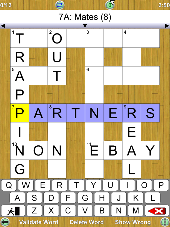 Crossword Unlimited + iPad screenshot 6 - Games app