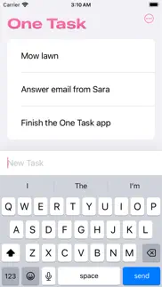 one task iphone screenshot 1
