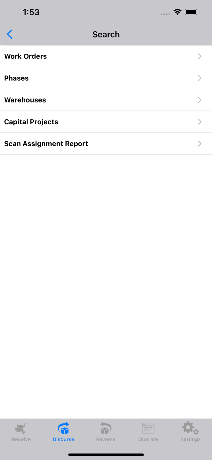 Perform 12.1 Material Receive