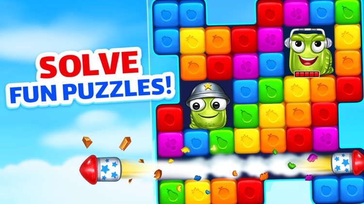 Fruit Cube Blast: Match 3 Game screenshot-3