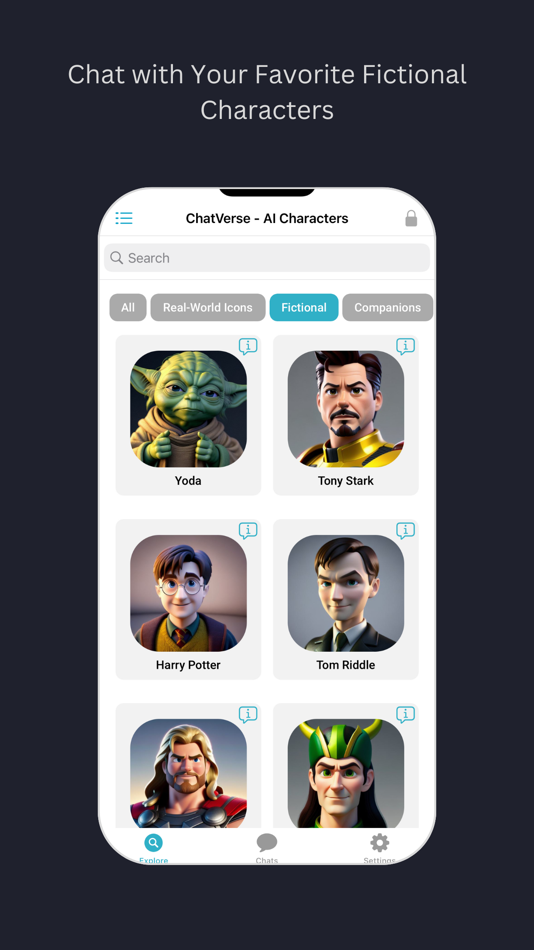 #3. ChatVerse - AI Chat Characters (iOS) 由: Centroid Labs