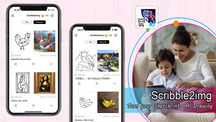 Scribble Doodle AI to image