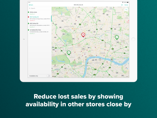 Mercaux iPad screenshot 7 - Business app