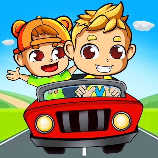 Vlad and Niki Car Racing Games Icon