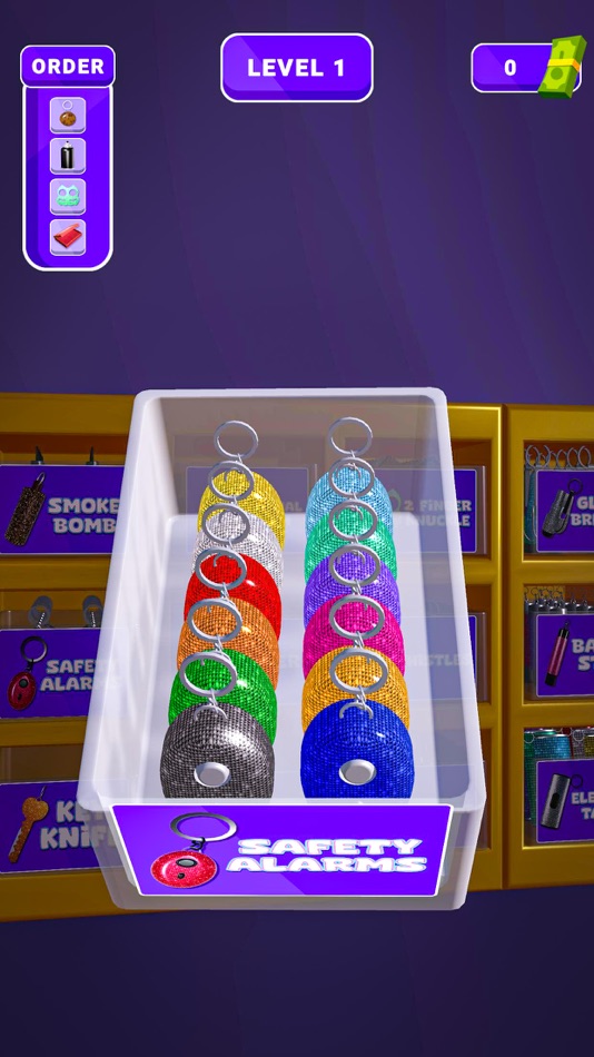 #3. Self Defense Keychain Game! (iOS) Podle: Fatmee Waqar
