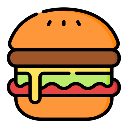 Burger Stickers