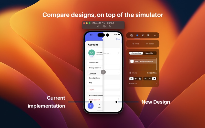 rocketsim for xcode simulator iphone screenshot 1