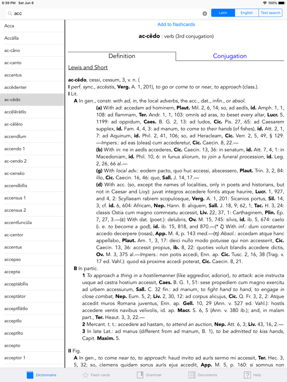 Screenshot #4 pour Scriba (Latin Dictionary)