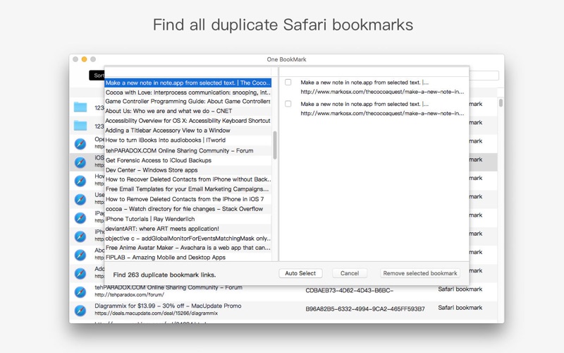 Screenshot #3 pour Bookmark Manager for Safari
