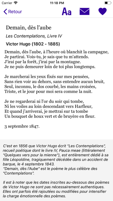 Screenshot #2 pour Un Poème Un Jour