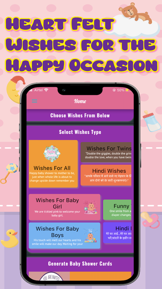 Baby Shower Invitation Wishes - 3.0.0 - (iOS)