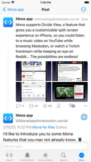 mona for mastodon iphone screenshot 2