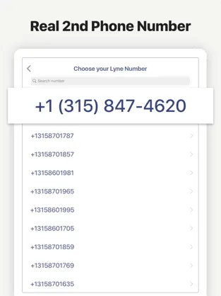 Captura de Pantalla 2 2nd phone number iphone