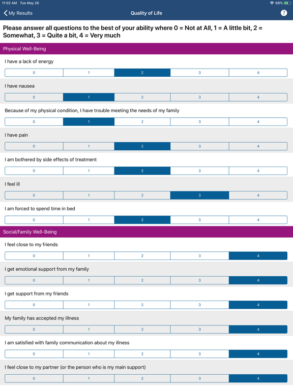 Ovarian Cancer Manager iPad screenshot 5 - Medical app