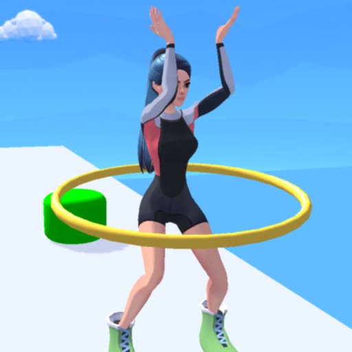 Hula Hoop Race Icon