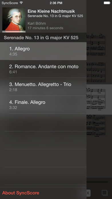 Screenshot #3 pour Mozart Eine kleine Nachtmusik