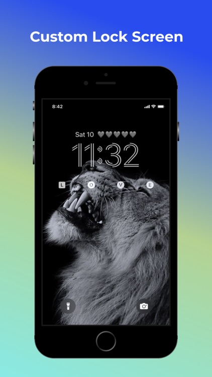 Lock Screen 16 - Top Widgets