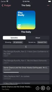 podger - podcast player iphone screenshot 3