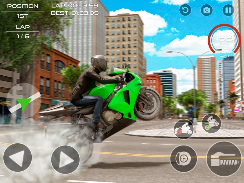 Extreme Motorbike City Race screenshot 6