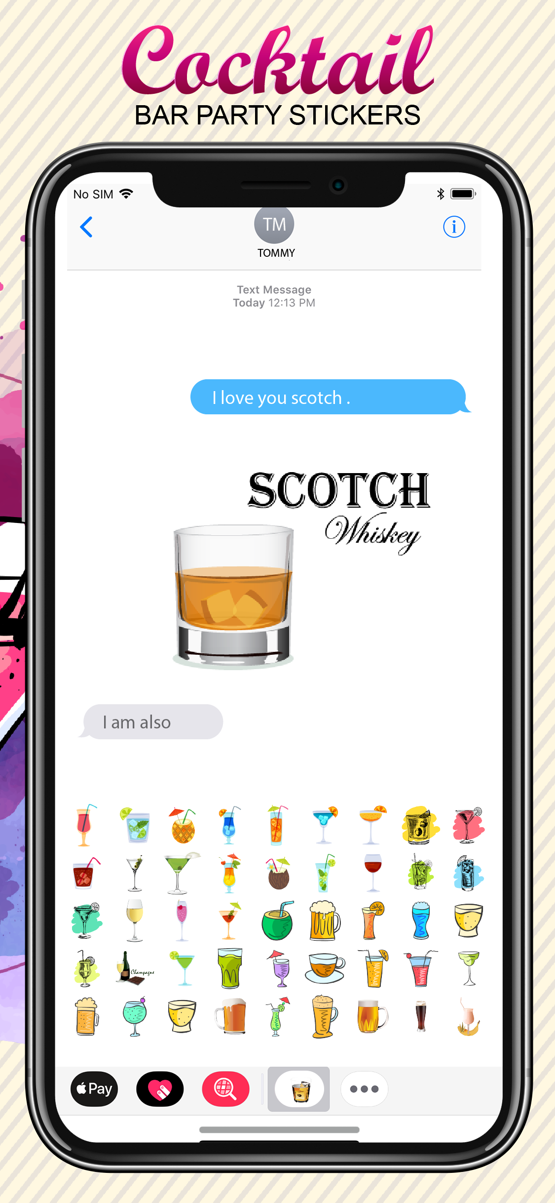 Cocktail Afterhours Bar Emojis screenshot 4