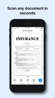uscan - pdf document scanner iphone screenshot 1