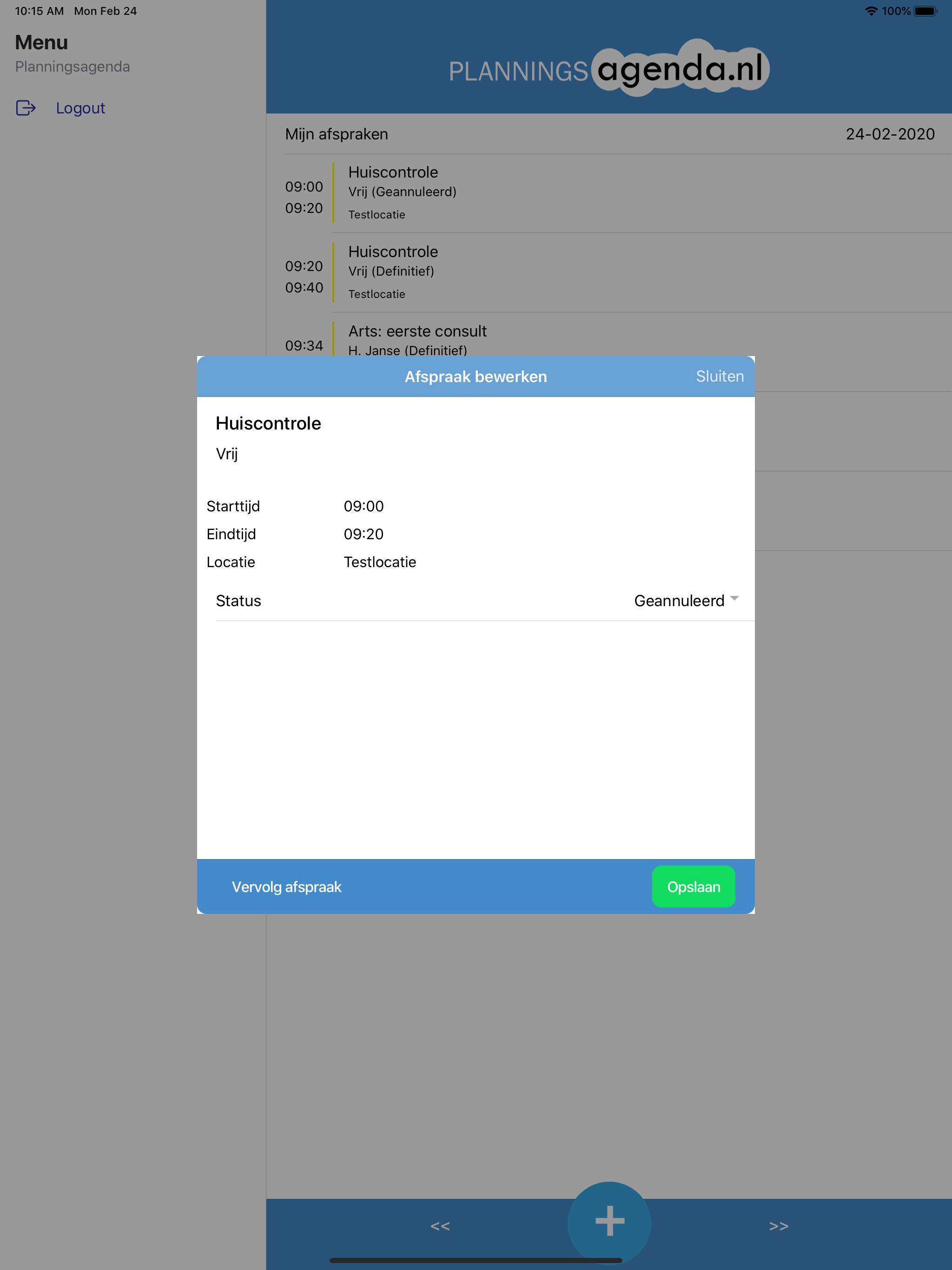 Planningsagenda.nl screenshot 9