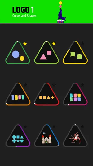 LOGO 1: Colors and Shapes screenshot 1