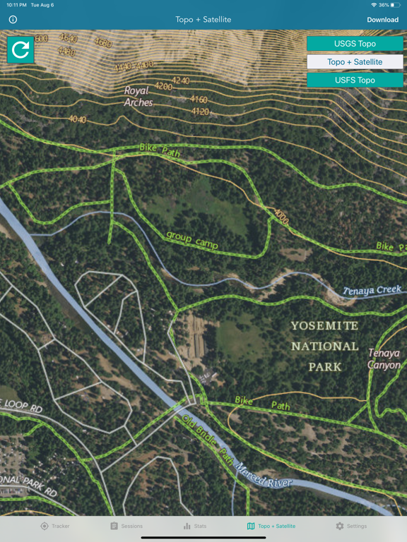 Screenshot #3 for Topographic Maps & Trails