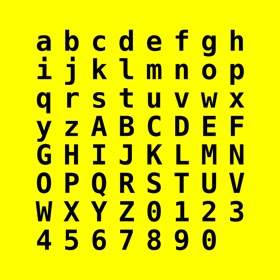 螢幕擷取畫面 (1) Letters & Numbers