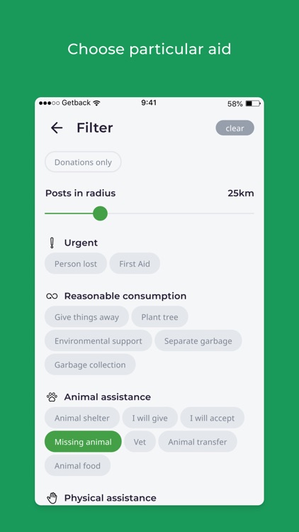 GetBack is a Good Deeds App