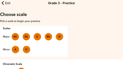 ABRSM Violin Scales Trainer Screenshot