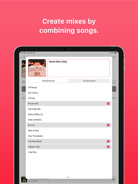 Screenshot #2 for Miximum: Smart Playlist Maker