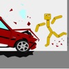 Stickman car destruction icon
