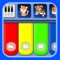 The best kids piano app consists of 48 popular songs with animals sounds, auto play mode, and songs lyrics