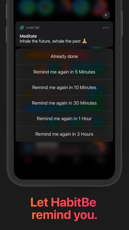 HabitBe - Weekly Habit Tracker screenshot-5
