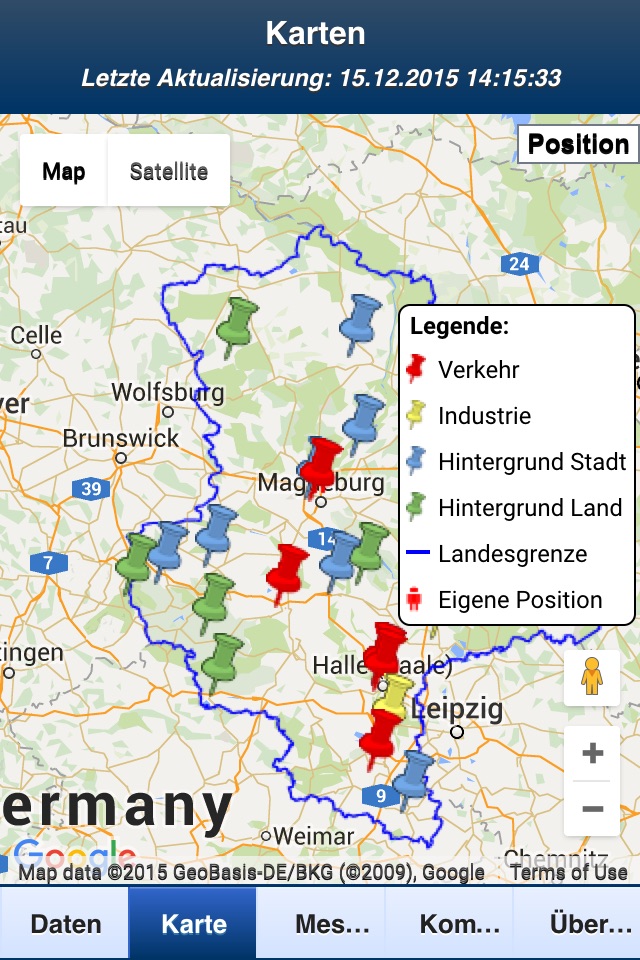 Luftqualität Sachsen-Anhalt screenshot 2