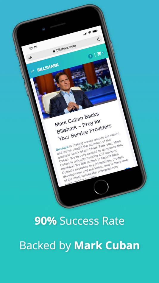 #4. Billshark app (iOS) 由: The Bill Reduction Company