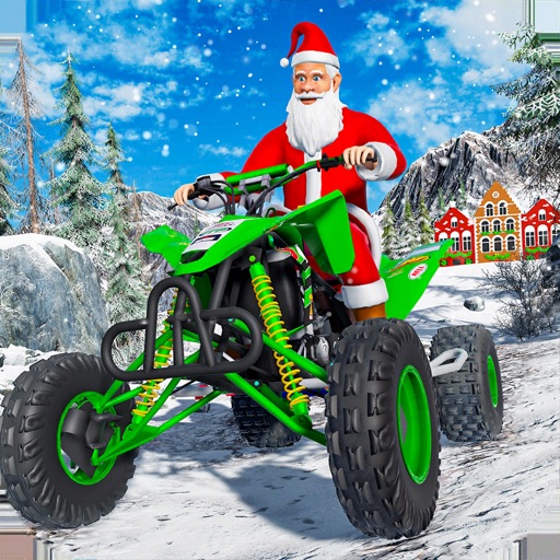 Santa Quad Bike Racing Game