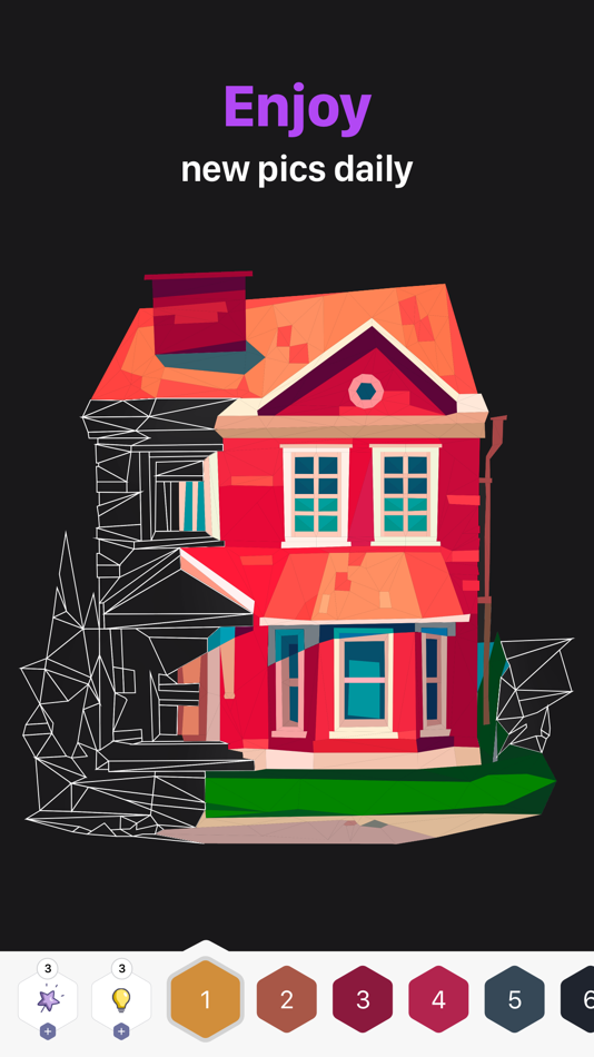 #3. Polygon: Paint Color by Number (iOS) By: Severex
